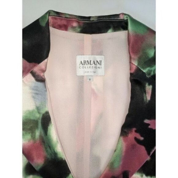 Armani Blazer Pink Green - Picture 2 of 10